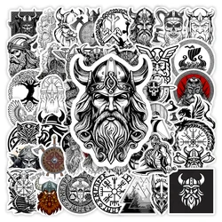 Viking Warrior Stickers Art Aesthetic Tattoo Gift Toy Decorative Decal for Scrapbook Journal Laptop Luggage Bottle Waterproof