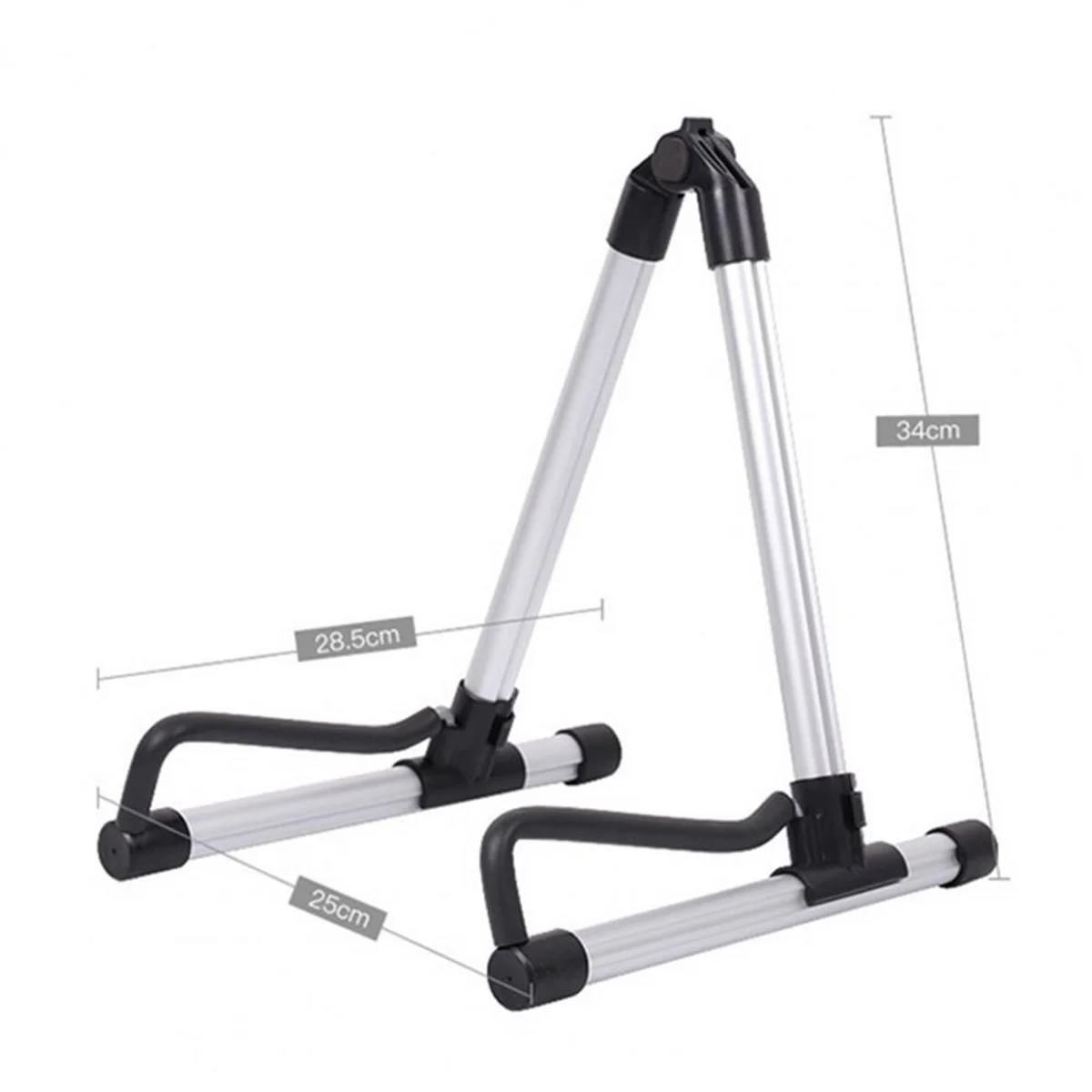 Guitar Stand Aluminum Alloy Foldable Removable A- Frame for Guitars Bass Ukulele Portable Bracket