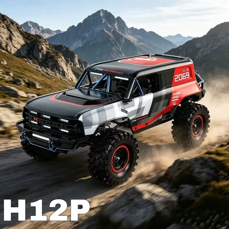 MJX Hyper 1/12 H12P Brushless High-Speed RC Remote Control Car Four-Wheel Drive Climbing Car Off-Road Vehicle Model Toy