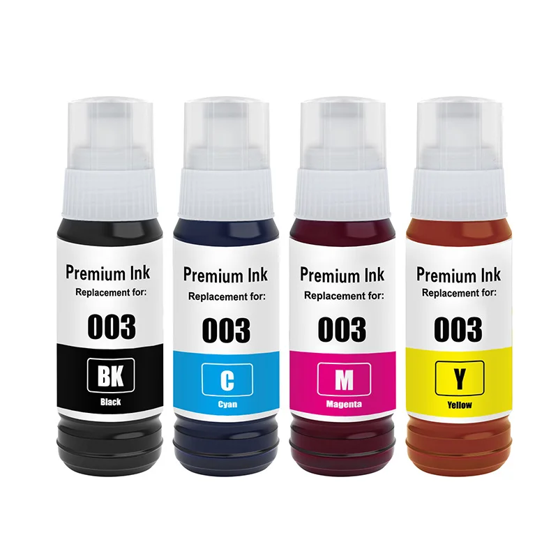 For EPSON Dye ink 003 Refill ink kit For EPSON L3250 L3251 L3252 L3256 L3260 L3550 L3556 L3560 L5190 L5196 L5290 L5296 L5590