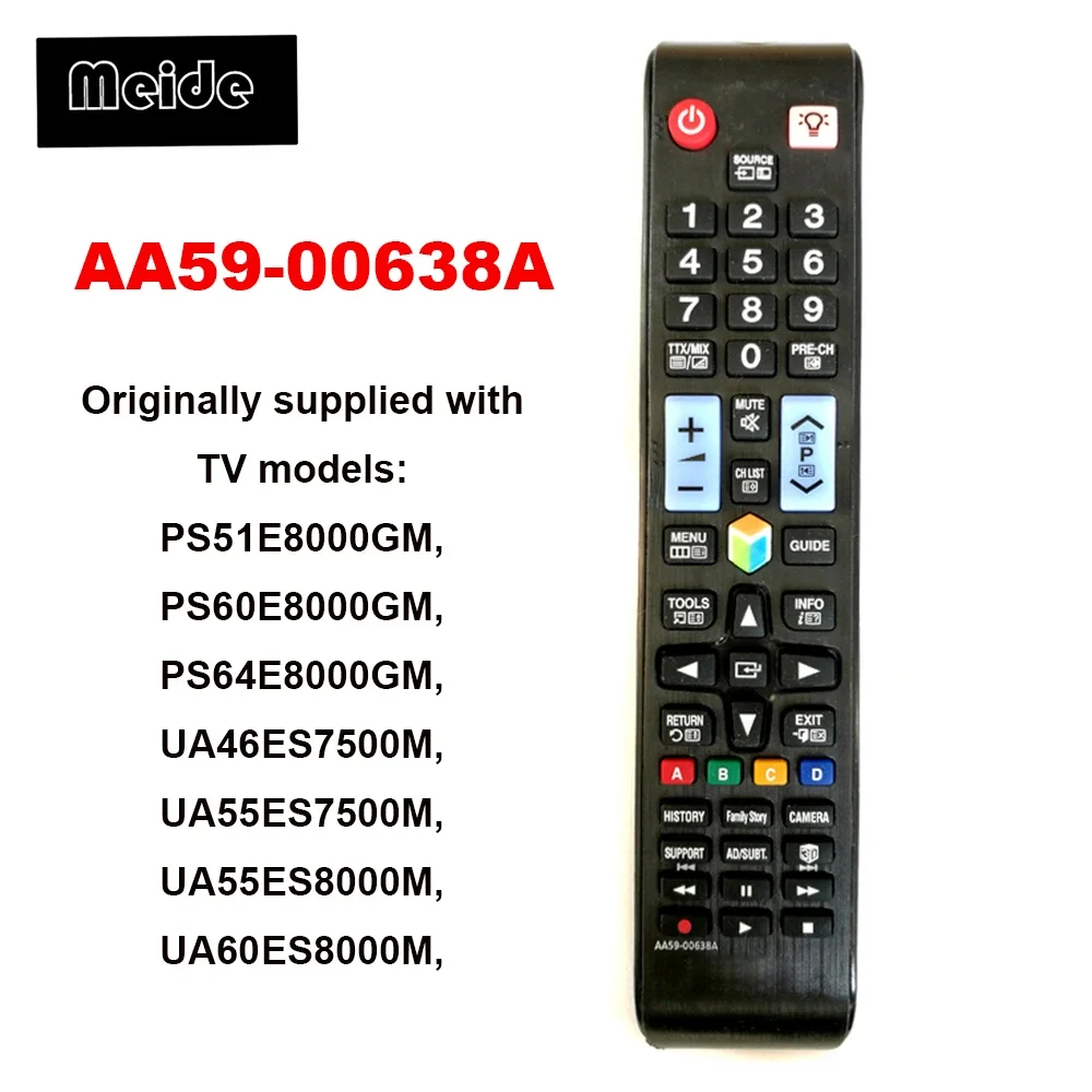 Wholesale For Samsung Replace Remote Control AA59-00638A TV PS51E8000 PS64E8000 UE40ES7000 UE40ES8000 PS60E8000GM UA55ES7500M