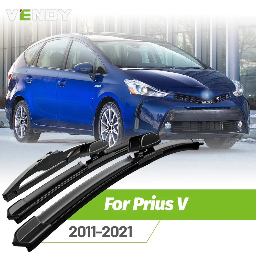 

Front & Rear Wiper Blades Set For Toyota Prius V 2011-2021 Windshield Windscreen Window Rain Brushes 26"+19"+11"