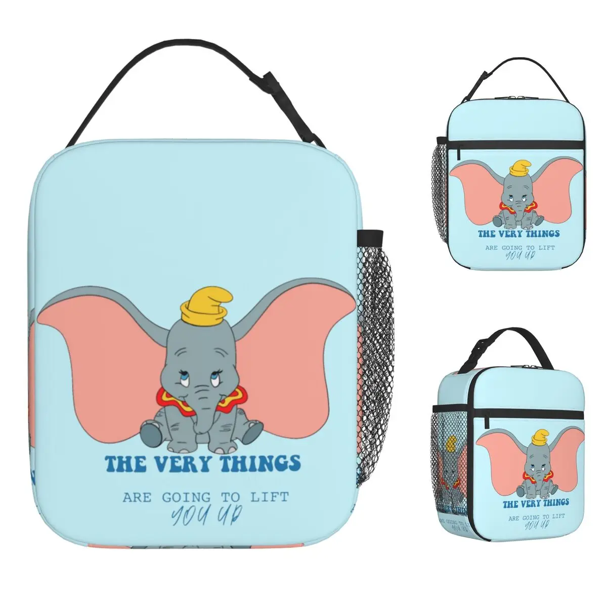 

Dumbo мультяшная изолированная сумка для обеда, контейнер для обеда большой емкости, термосумка, ланч-бокс, сумка для пляжа, дорожная сумка для еды