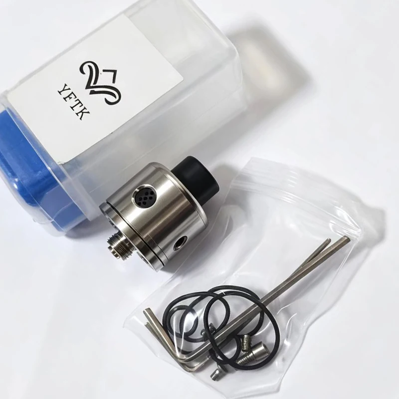 YFTK Style Convergent RDA 316ss 22mm Rebuildable Tank Single Coil Build with Squonk BF Pink  VS RedemptionHardware accessories