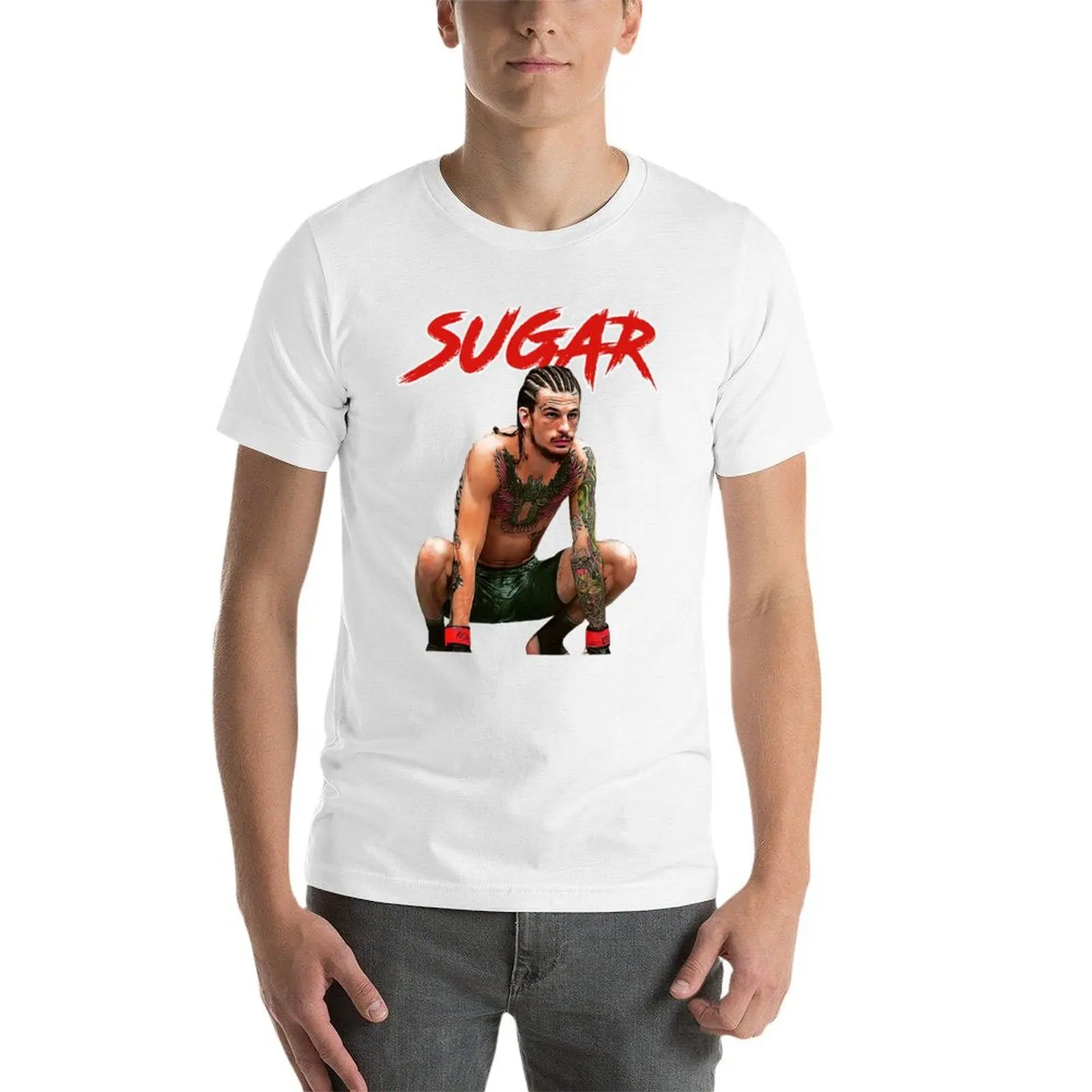 Açúcar Sean O'Malley Camiseta de algodão camiseta masculina de algodão 100% Camiseta