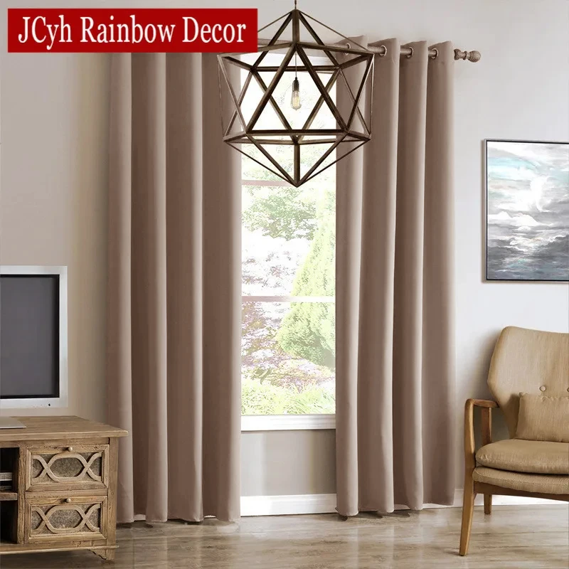 JRD โมเดิร์นม่านบังแดดสำหรับห้องนั่งเล่นผ้าม่านหน้าต่างสำหรับห้องนอนผ้าม่านผ้า Ready Made สำเร็จรูป Drapes ผ้าม่าน Tend