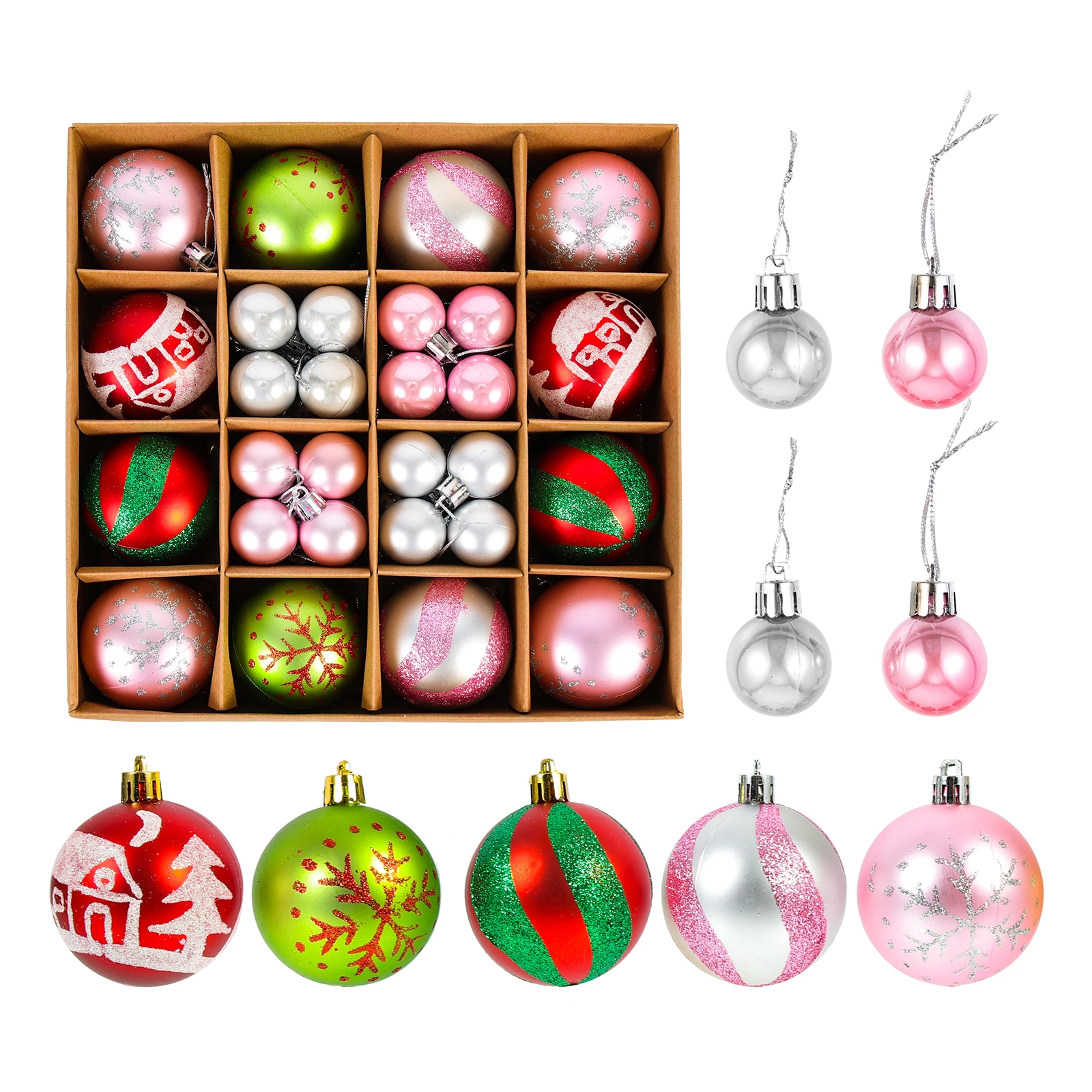 

Christmas Hanging Ball Pendant Ornaments for Tree Decoration Balls Baubles Decorations