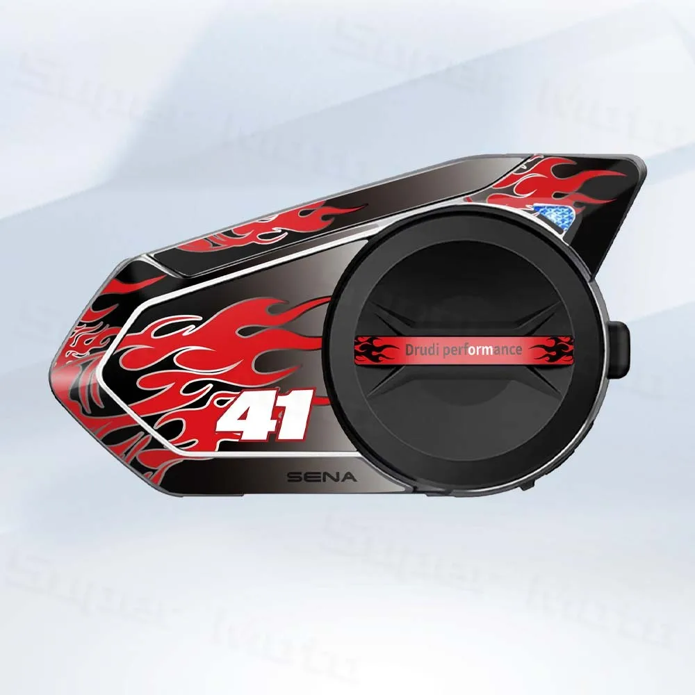 Für SENA 50S Sena 50s Motorrad Helm Bluetooth Headset Schutz Aufkleber Kreative Bluetooth Headset Aufkleber Wasserdicht