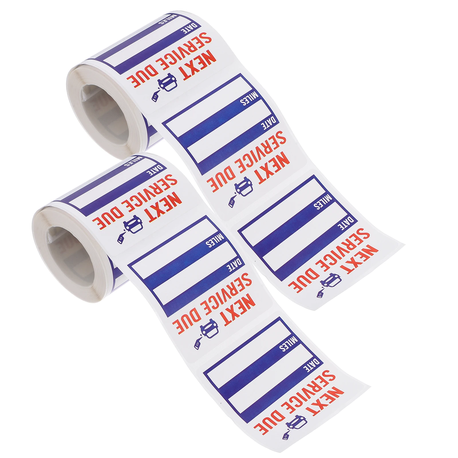 

2pcs 150 Pieces Waterproof Sticker Car Oil Change Maintenance Labels Auto Adhesive Reminder Blue Expiration Service Due Decal