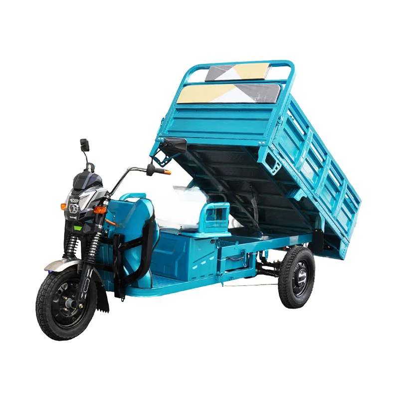 

Chinese 1500w Electric Tricycle with Big Wheel EEC 3-Wheel Truck Cargo Trike for Adults 60v Motorized Open Body 1000w Power