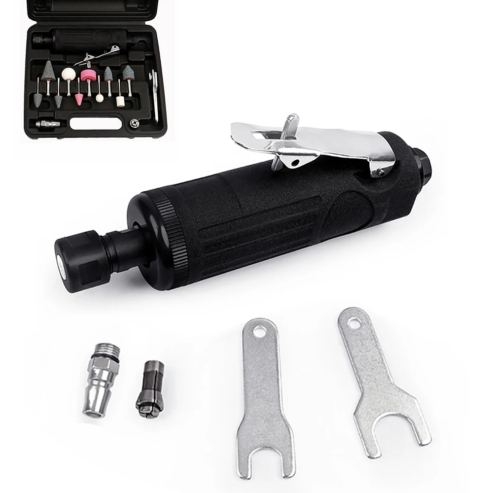 

Grinding Polishing Machine Kit Air Grinder Mill Engraving Tool 1/4“ 1/8” Pneumatic Die Grinder Air Micro Die Grinder Kits