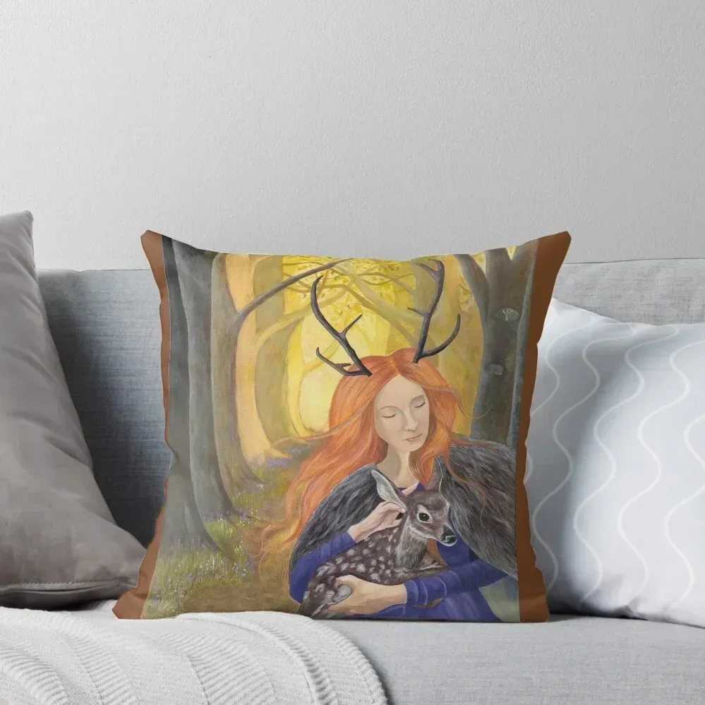

Elen of the Ways Throw Pillow Pillows Aesthetic luxury covers Decorative pillowcase Luxury Pillow Case pillow