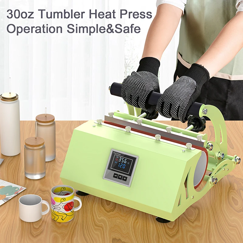 

New Single Station Straight Through Tumbler Mug Heat Press Machine DIY Sublimation Printing Heat Press for Coating Mugs & Cups