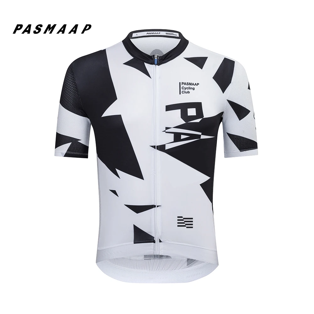 

PASMAAP-Midsummer Cycling Jersey for Men, MTB Road Bicycle Shirt, Pro Team, Short Sleeve Bike Clothes, High Quality