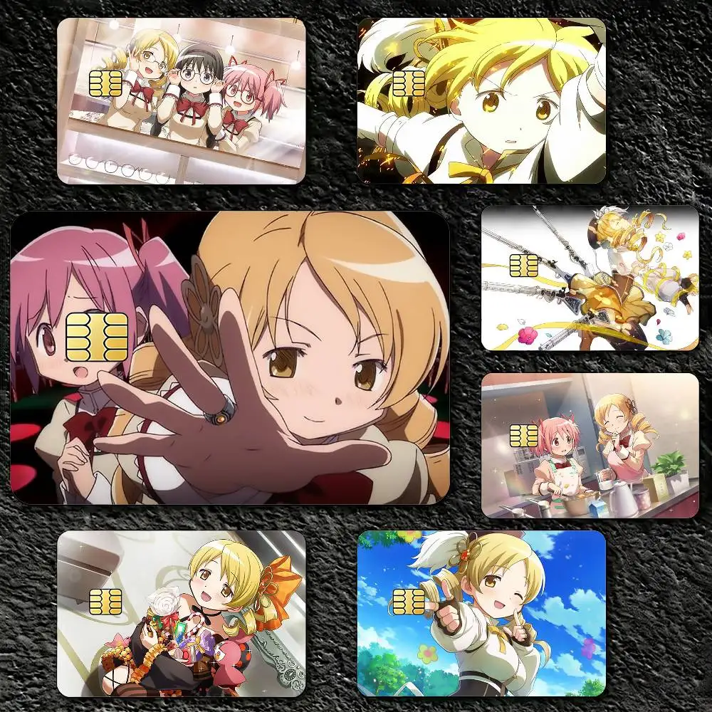 

Cute M-Mami T-Tomoe Decorative Waterproof Film Skin Cover Credit Card Stickers Debit Front Bank Bus Pass