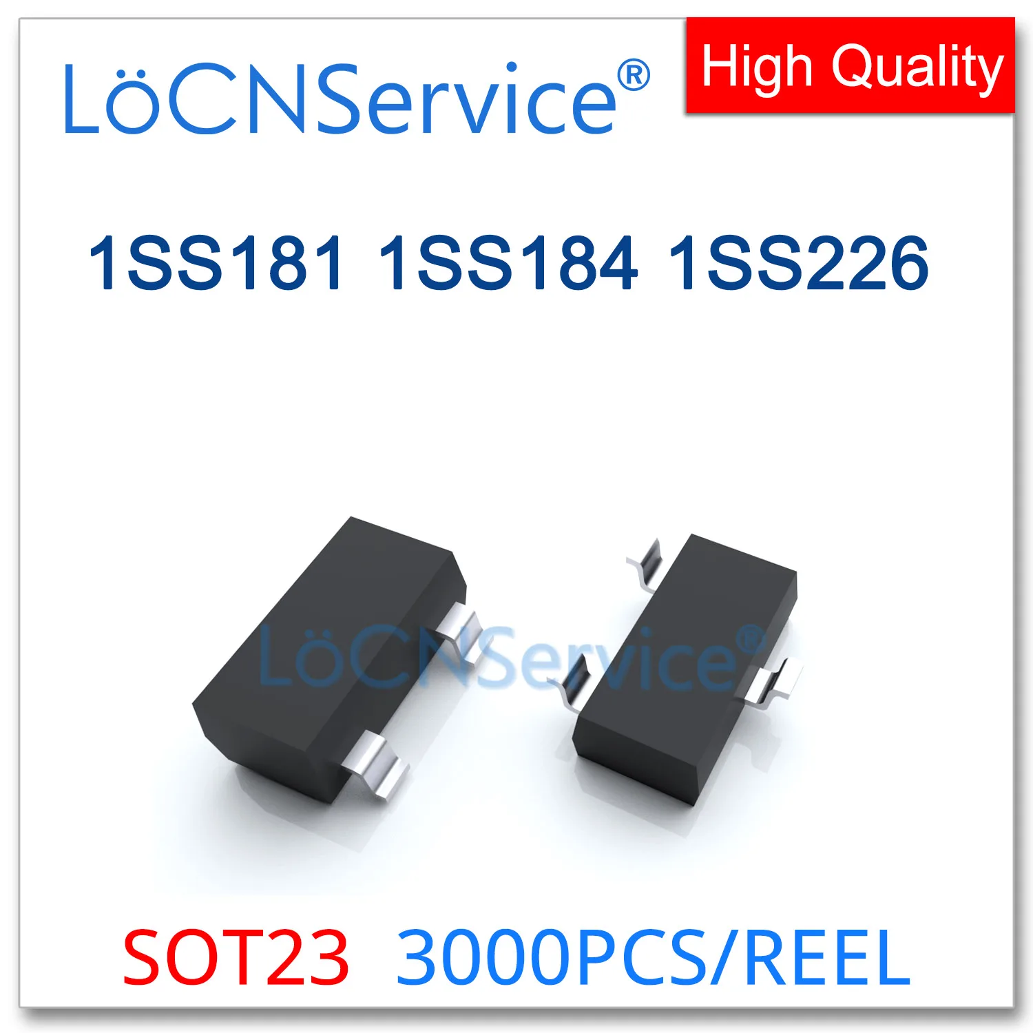 LoCNService 3000PCS SOT23 1SS181 1SS184 1SS226 100mA 80V 0.1A Made in China High Quality