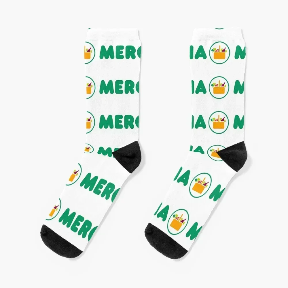 Mercadona Socks calcetines florales personalizados de lujo para mujer y hombre