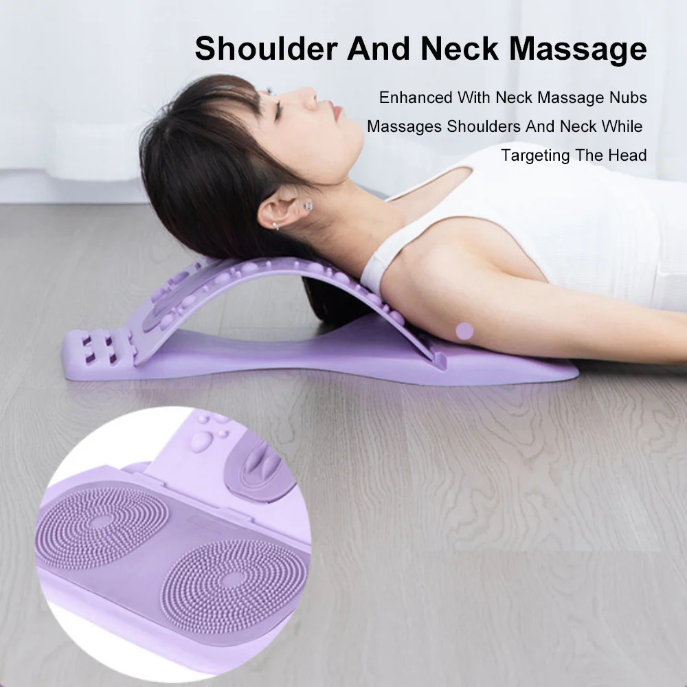Back Stretcher Multi-Level Adjustable Massager Waist Neck Lumbar Cervical Spine Fitness Lumbar Support Massager Yoga Tool Relax - Image 5