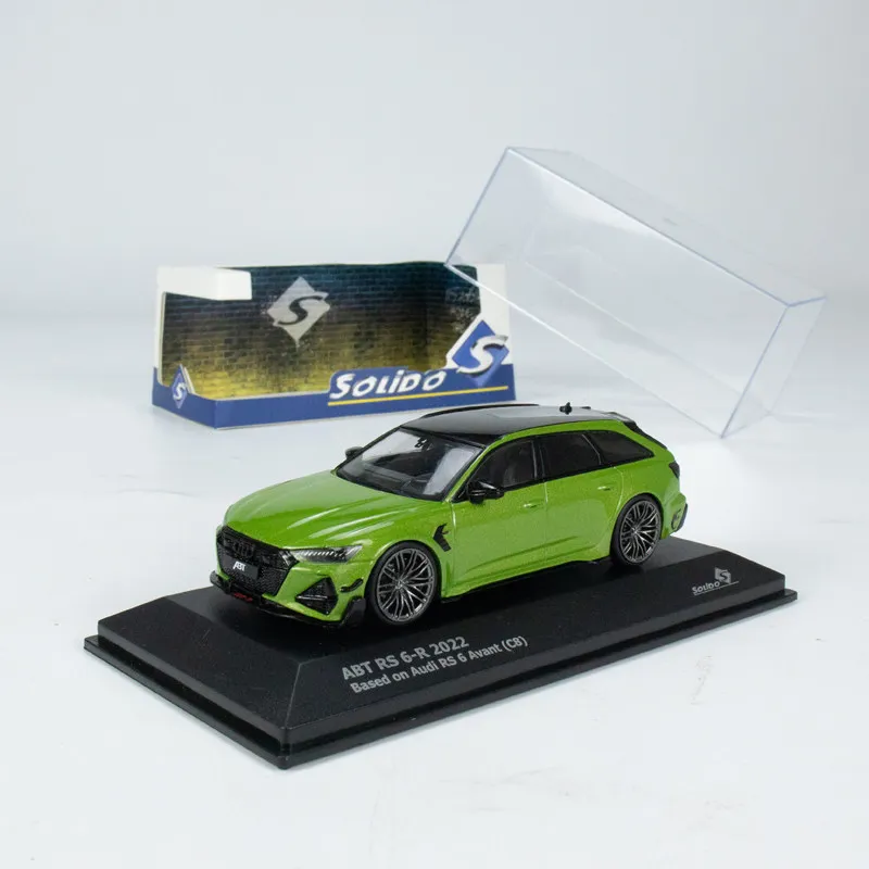 Solido Diecast 1/43 Scale Audi RS6 C8 2022 Car Model Alloy Audi RS6 C8 2022 Play Vehicles Collection Toys for Boys Original Box