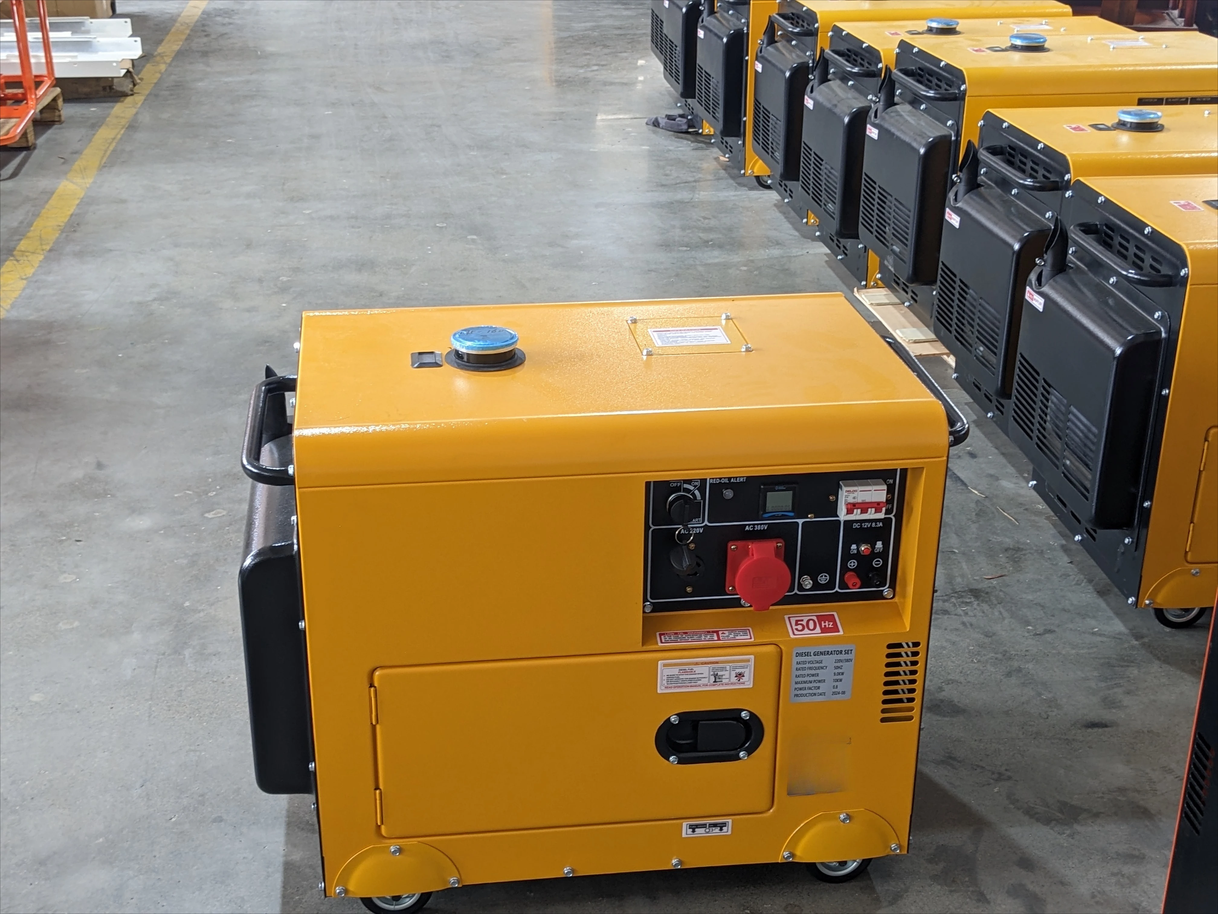 Fast Shipping 10KVA 12KVA 16KVA 18KVA 20KVA Super Silent Genset Portable All Copper Alternator Generators 220V
