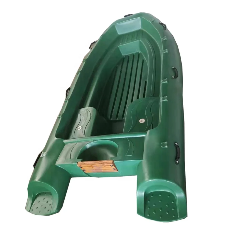 

Marine Leisure Fishing Boat PE Plastic Cruising Boat Rowing Boats with Outboard Engine