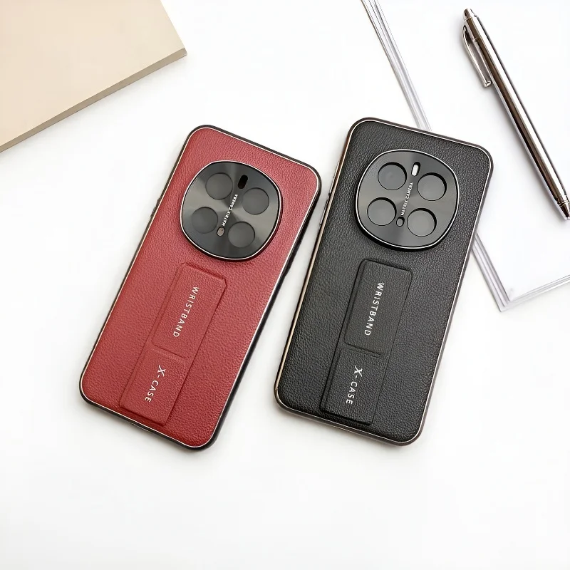 

Business Phone Case with Wrist Strap Invisible Stand Compatible with Honor Magic7/6Pro X60 Pro Protective Cover