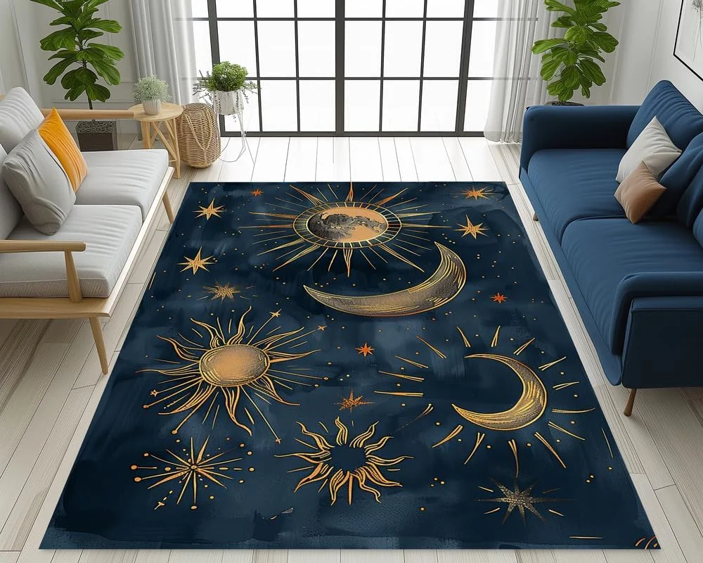 Teppich der Moon-Serie, modischer Teppich, ideal für Spielzimmer, Schlafzimmer, Arbeitszimmer und andere dekorative Teppiche
