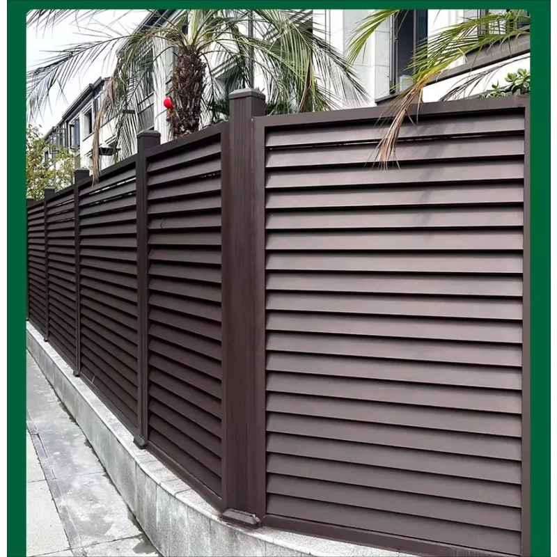 Aluminum alloy fence  Small yard Villa railing Courtyard fence Outdoor  Aluminum art iron fence Garden