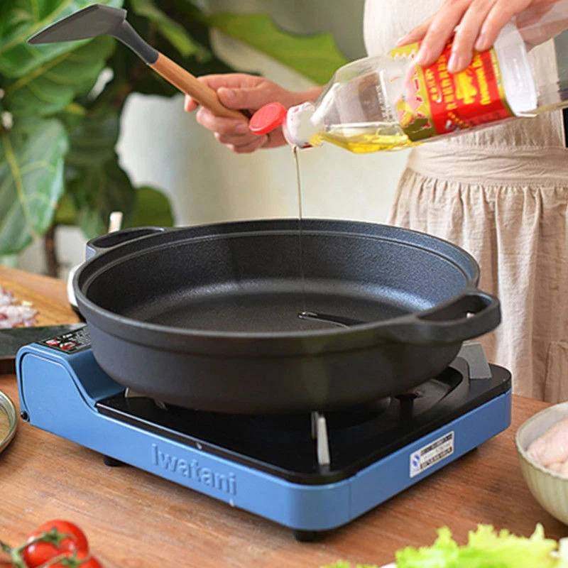 8.7/9.8/11/11.8inch Cast Iron Skillet, Perfect for Induction, Gas Stoves & Outdoor Cooking