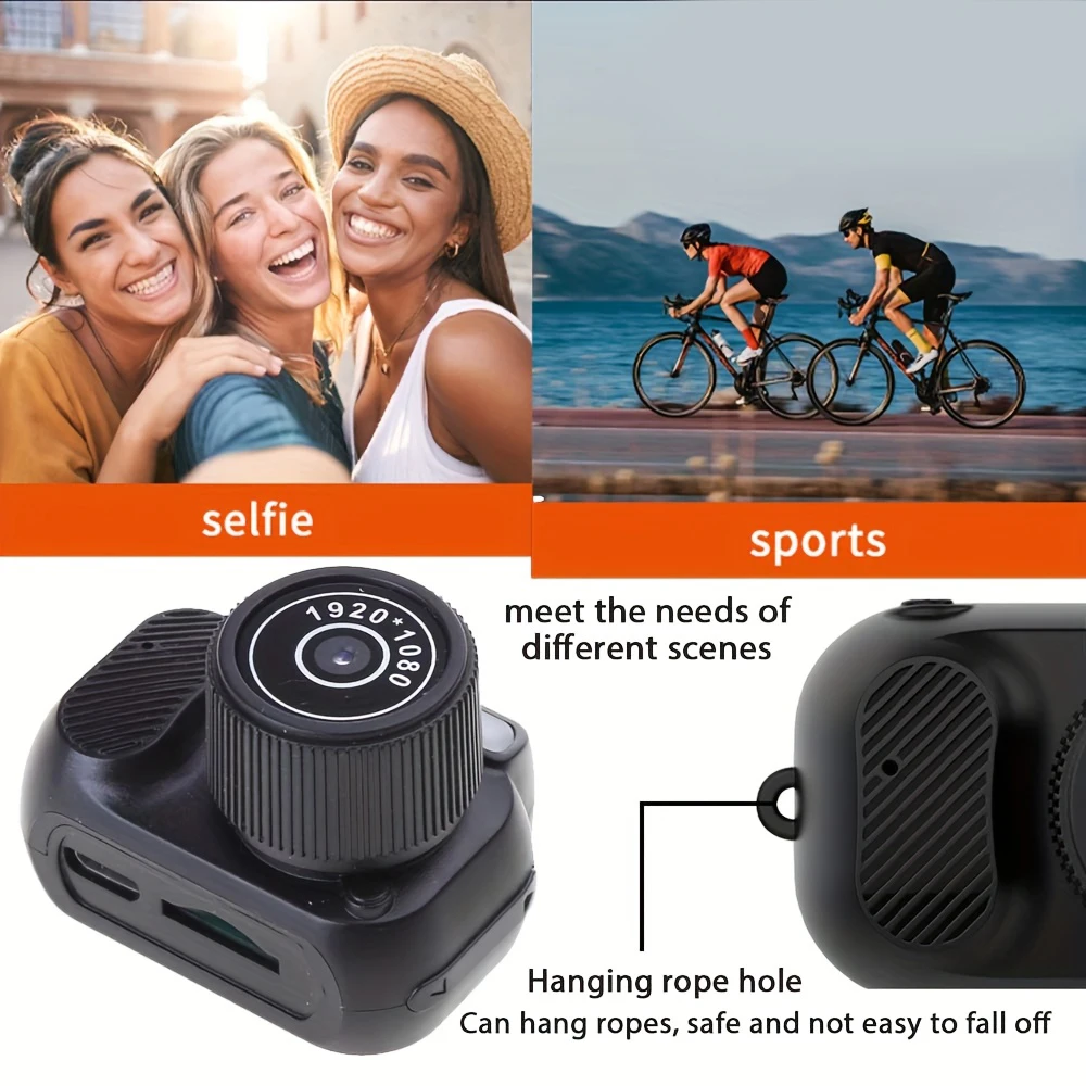 كاميرا صغيرة Y3000 المفاتيح 8MP صور 1080P كاميرات الجسم الرقمية الصغيرة DV كاميرا فيديو صغيرة دعم TF بطاقة مع شاشة للأطفال #4