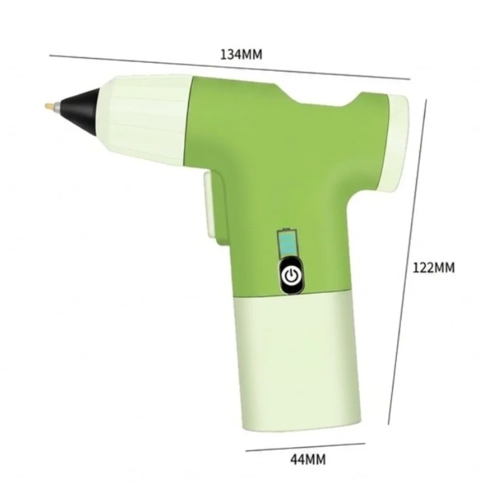 1pc Cordless Hot Glue With Fine Copper Nozzle Handheld Electric Glue Hot Glue-Gun For Crafting Home Repairs