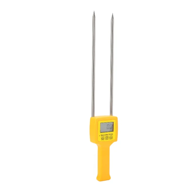 Hay Humidity Tester Quick Response Backlit LCD Display Portable Hay Bale Water Content Meter With Probe