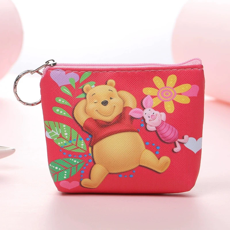 1 قطعة شخصيات كرتونية مطبوعة محفظة Kawaii ميكي غرزة الأطفال محفظة نسائية للعملات المعدنية للبنين بنات لطيف هدايا عيد ميلاد الكرتون حافظة للبطاقات