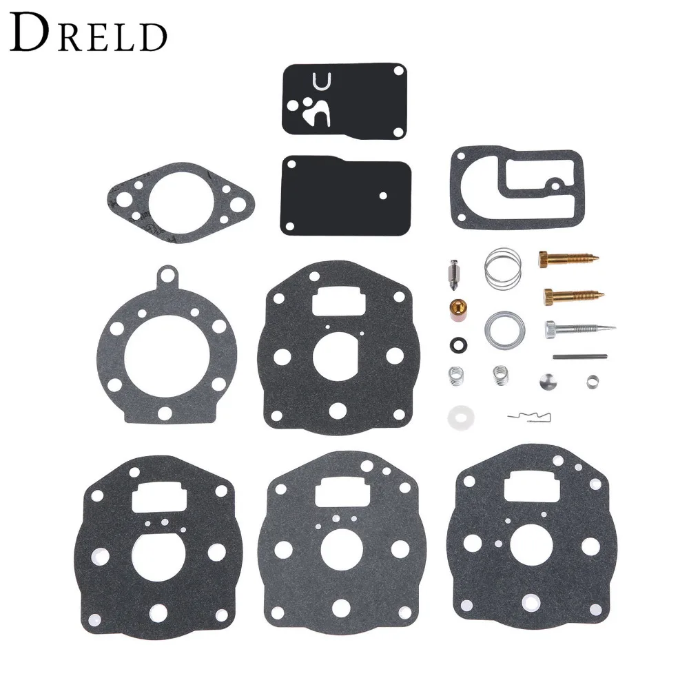 DRELD คาร์บูเรเตอร์ซ่อม Overhaul Kit สำหรับ Briggs & Stratton 394502 491539 694056 402447 402451 402707 422437 422442