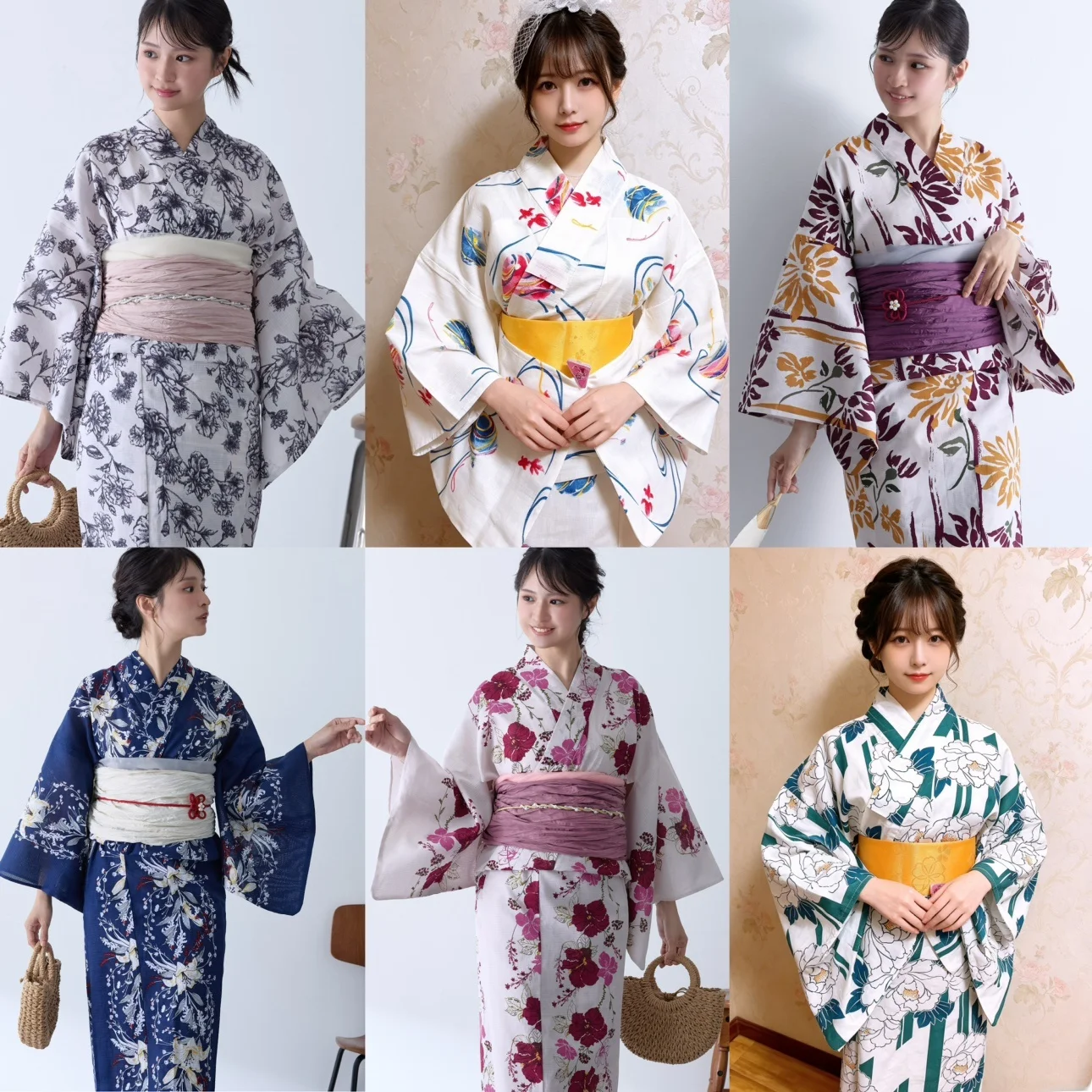 

Traditional Cotton Kimono Bathrobe Women's Two-Piece Set Ladies Sling Skirt Authentic Kimono New Style Summer Collection