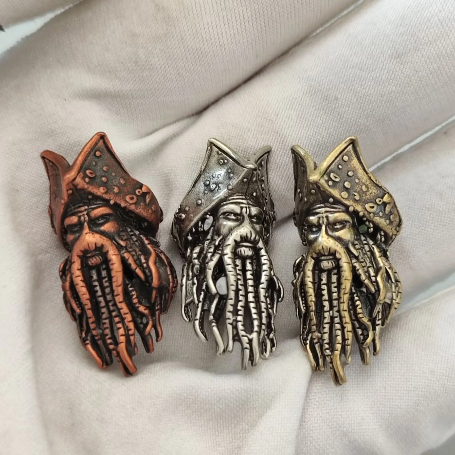 1PC Brass/Copper /Cupronickel Pendant Bead Parachute Cord Bead Tools Lanyard Paracord Bracelet Pendant