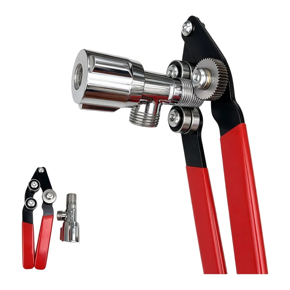 Manual Pipe Thread Restorer Tool For Faucet Valve Repair With Alloy Steel Roller Automotive Removal Repair Tool