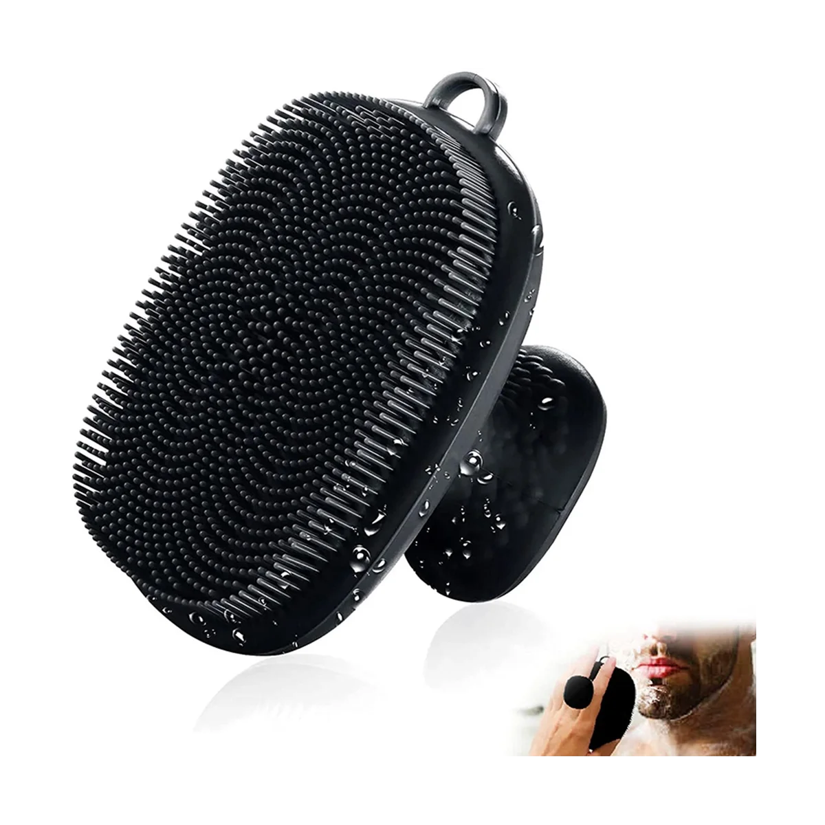 Scrubber per il viso in Silicone, massaggiatore per il viso esfoliante delicato, rimuove la pelle secca morta, accessorio per il bagno Scrubber per il viso