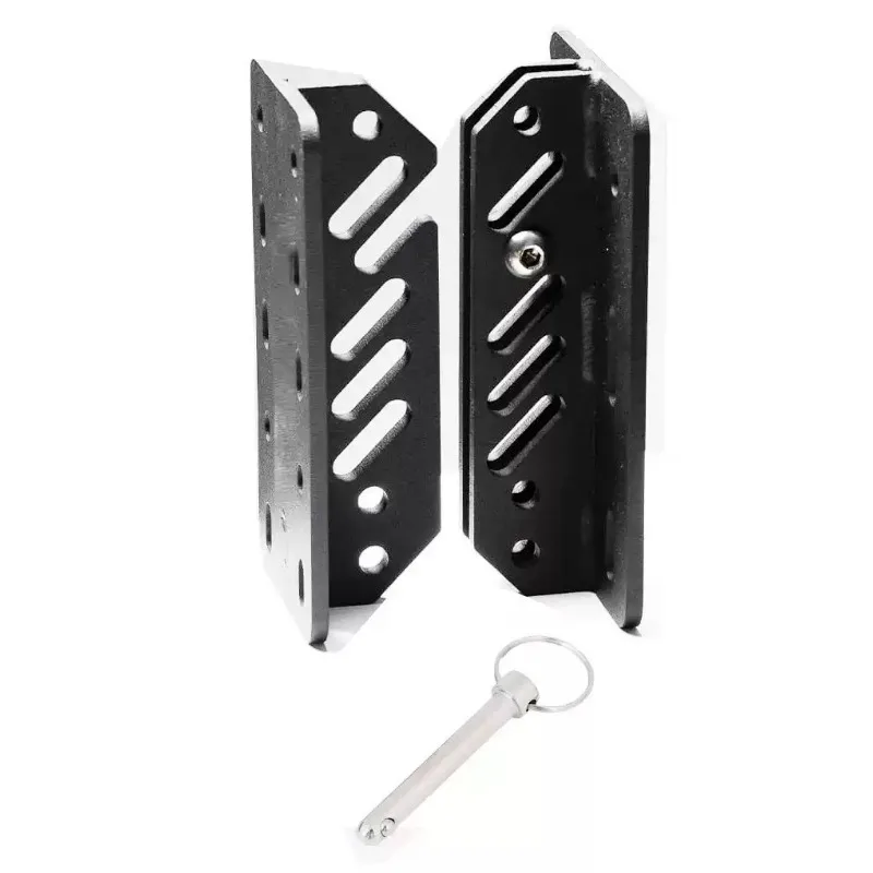 Quick Release Awning Brackets, Heavy Duty Rooftop Tent Connector & Detachable Mounts for Camping Awning