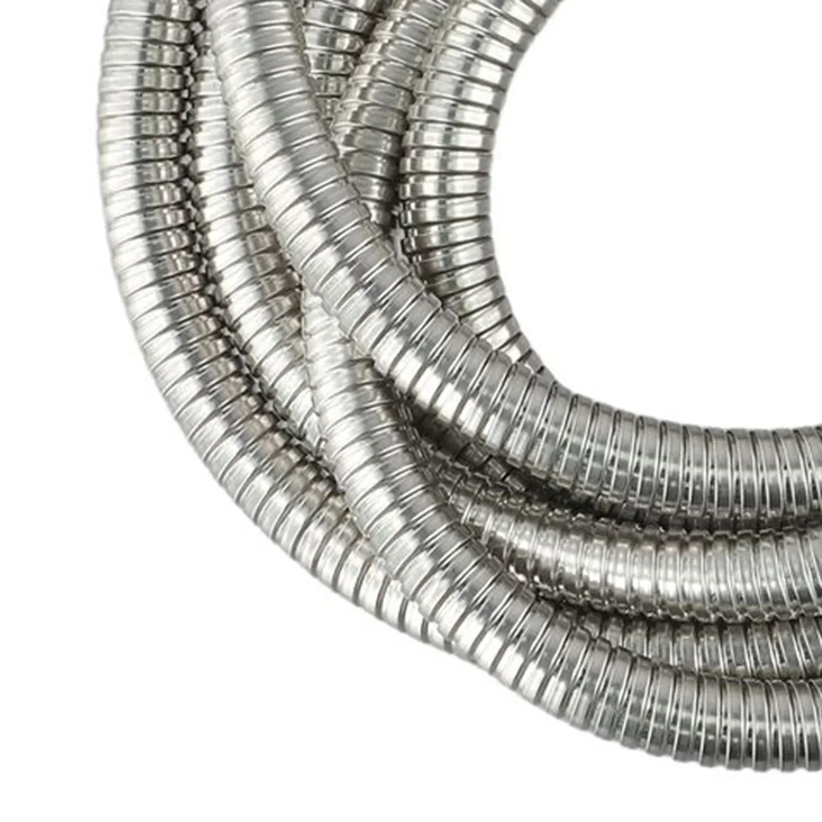 1pc Stainless Steel Flexible Shower Hose3M/4M/5M Shower Water Hose     Extension Plumbing Pipe Pulling Tube Bathroom Accessories