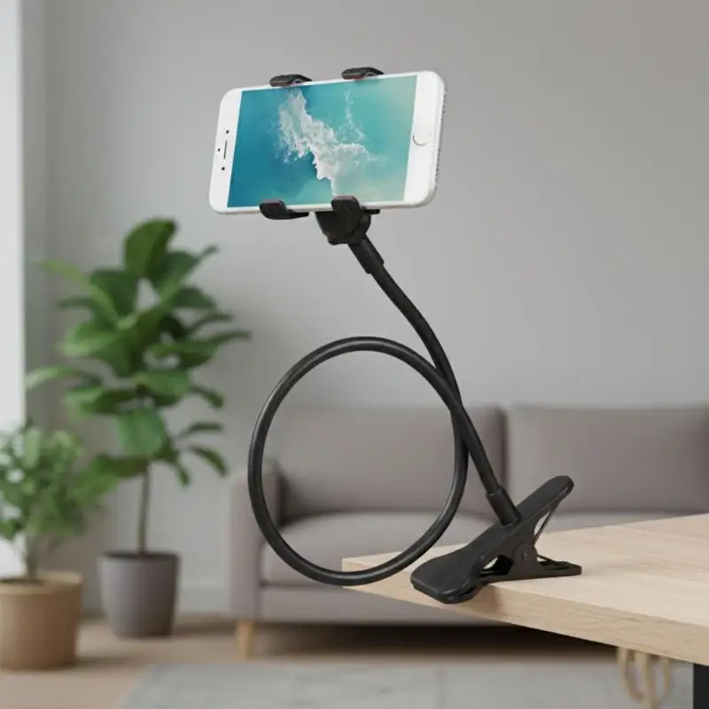 

Flexible Cellphone Holder Adjustable Mobile Phone Stand Universal Mount Bracket for Bed Table Desk Watching Movies Reading Home