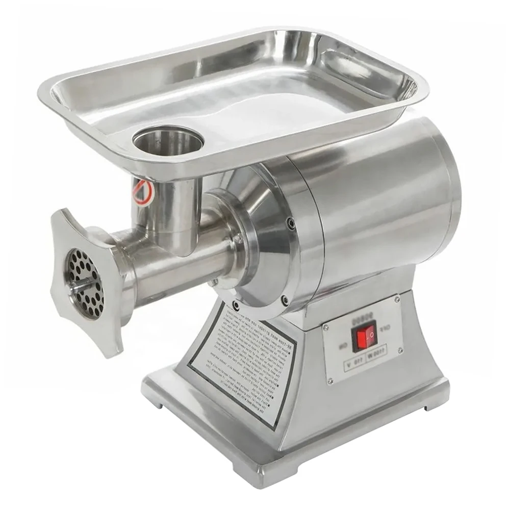 

XEOLEO Commercial Meat Grinder 120KG/H Electric Frozen Meat Machine Stainless Steel/Iron Enema Machine Desktop Sausage Stuffer