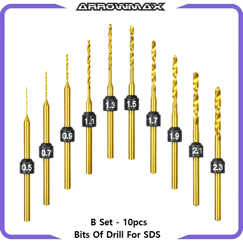 Набор из 10 сверл ARROWMAX B (для SDS)