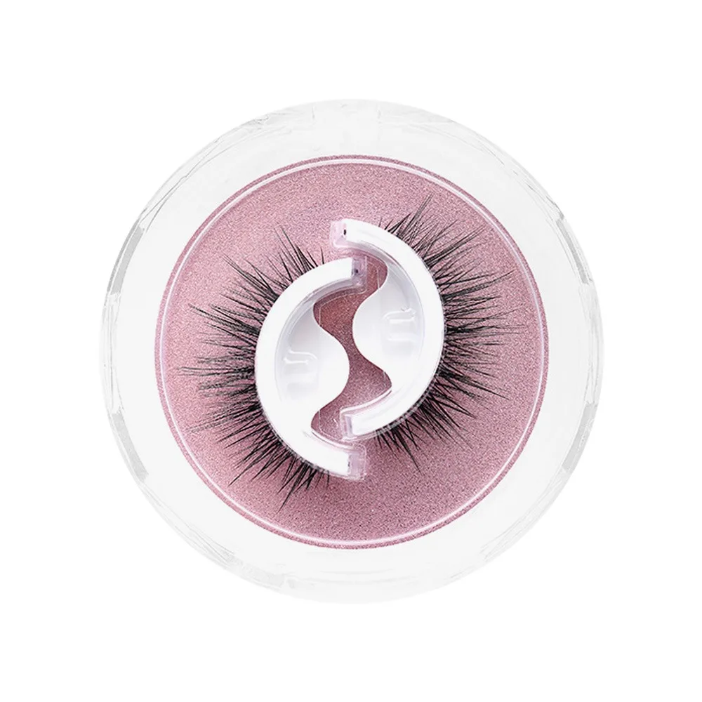 No Need Glue Reusable Self-Adhesive Eyelashes Thick Quick to Wear 3D Mink Hair Wispy Natural False Eyelashes Eye Extension Tools