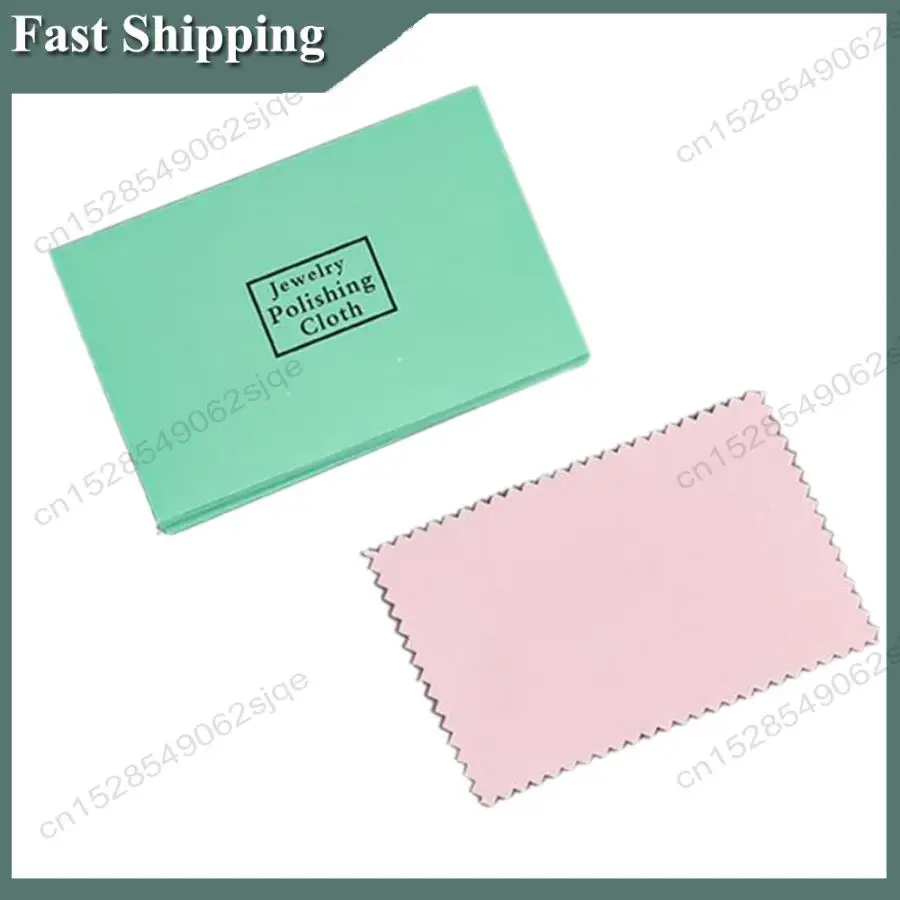 

-ABKM 100Pcs Silver Polish Cleaning Polishing Cloth Package Silver Cleaning Cloth WW Wiping Cloth Silver Jewelry Suede