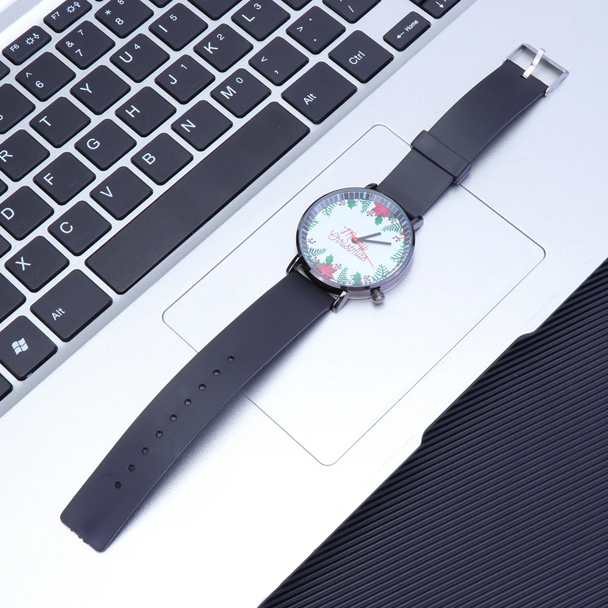 

Christmas Quartz Watch Plastic Band Casual Fashion Wristwatch for Women Men Student Cartoon Pattern Christmas Quartz Watch