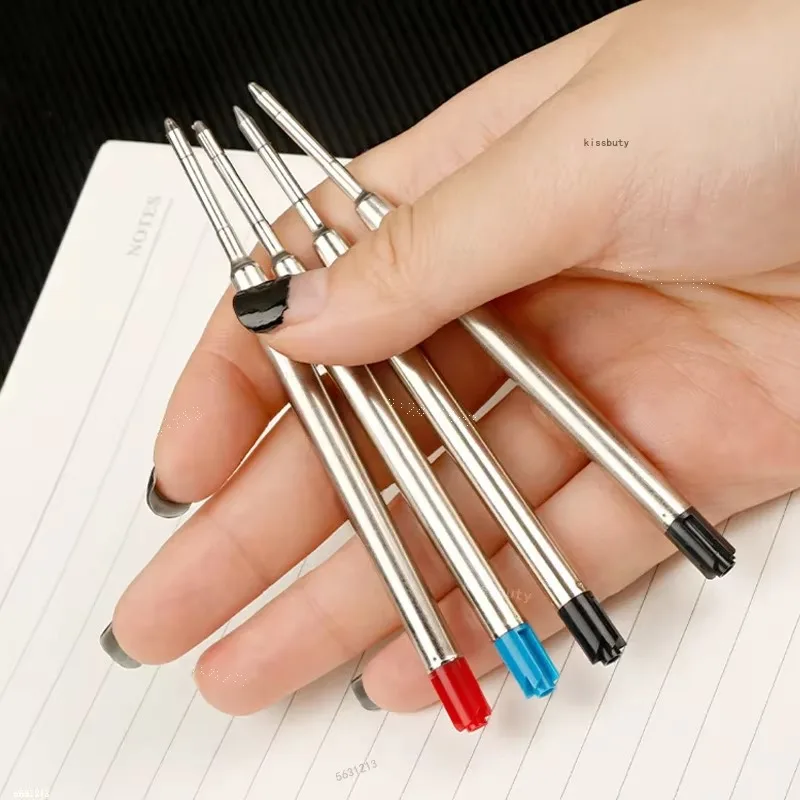 5-30pcs L:3.9 In Ballpoint Pen G2 Metal Refills Blue/Black/Red Ink for Pens Medium Point Rods for Writing Office Stationery
