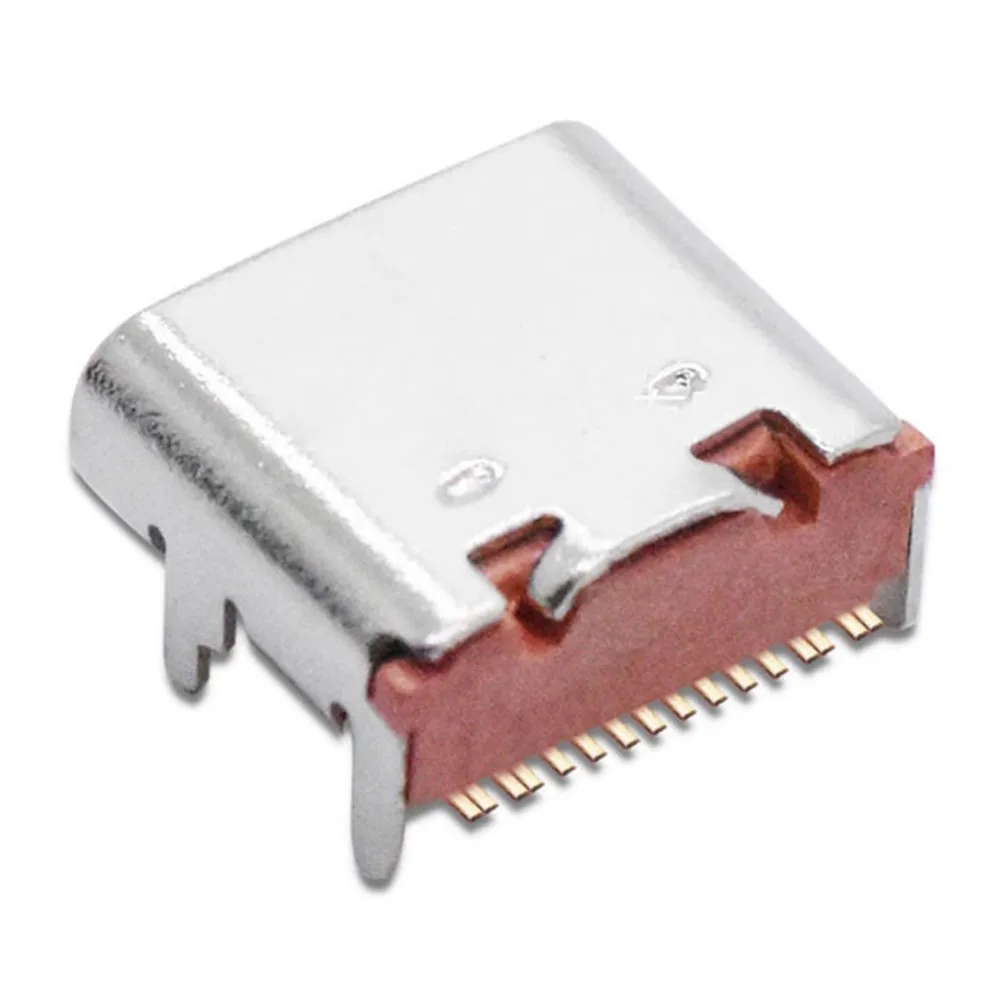 10 قطعة 16 دبوس SMT موصل مقبس المصغّر USB نوع C 3.1 أنثى موضع SMD DIP لتصميم PCB لتقوم بها بنفسك عالية الشحن الحالي