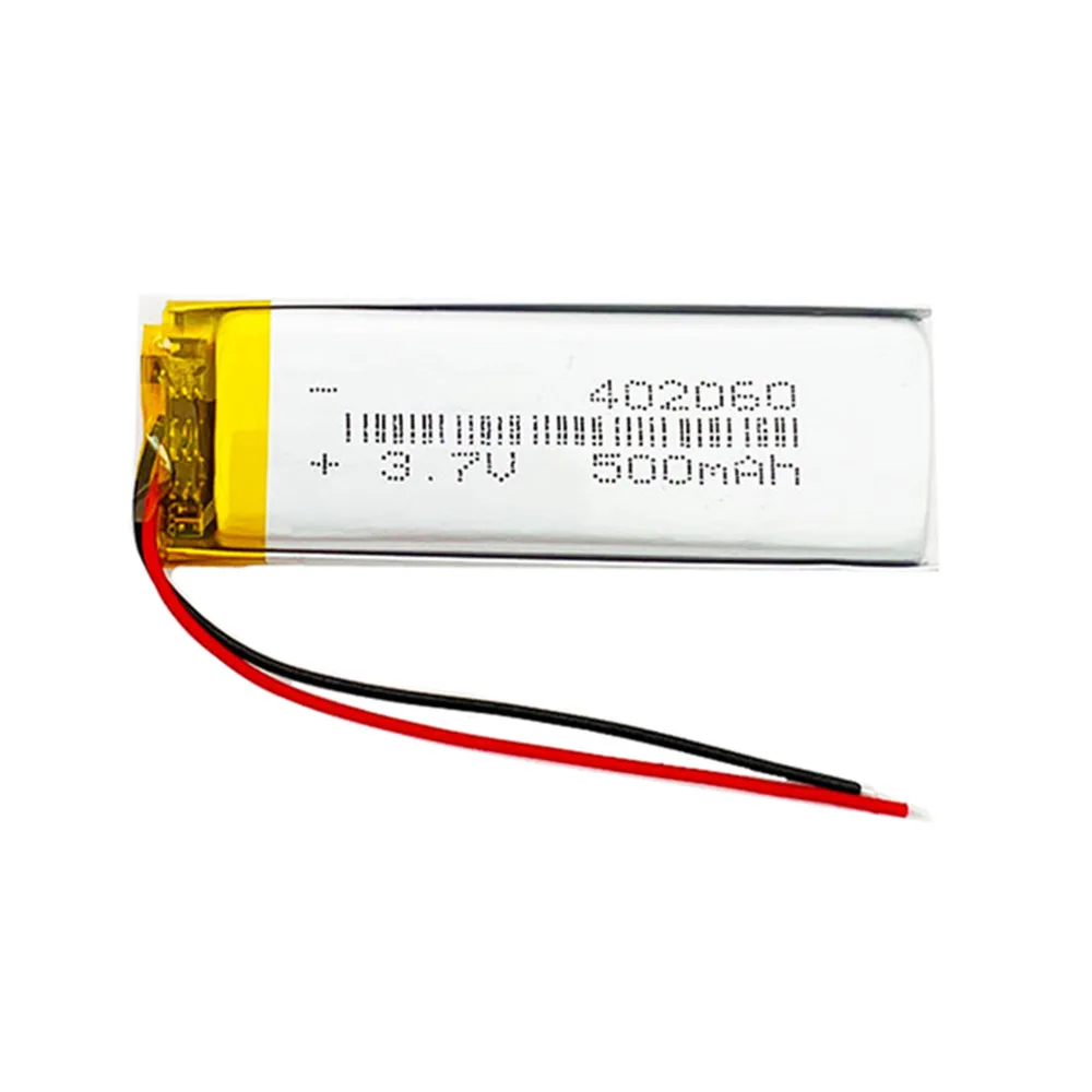 2PCS/Lot 402060 502060 602060 702060 802060 Lithium Polymer Lipo Battery For MP3 GPS DVD Bluetooth Speaker Recorder Camera Toys