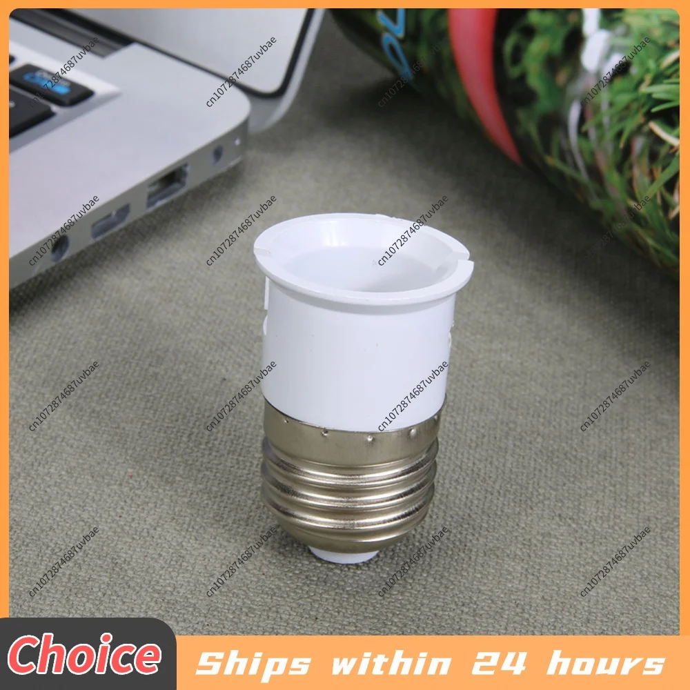 E27 Switch to B22 Converter Lamp Holder Converter Socket Adapter for Lamp Switch Lighting Parts Accessories White